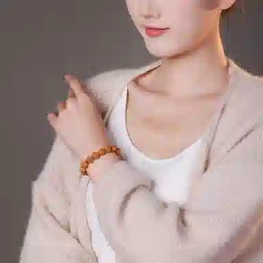 木盛缘 雕刻正圆佛珠#好运 猴头核桃 手串 男女同款情侣款