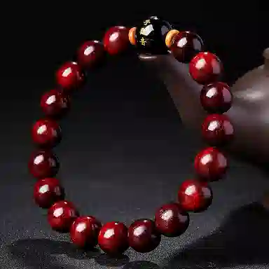 木盛缘 本命年转运十二生肖八大守护神招财纳福财源滚滚诸事顺遂有钱花 小叶紫檀 手串 男女同款情侣款