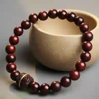 木盛缘 高油高密圆珠单圈 小叶紫檀 手串 男女同款情侣款