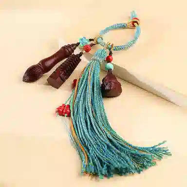 木盛缘 【金榜题名】【考研考试上岸】国潮新中式葫芦金榜题名文昌塔状元笔 紫檀属 把件 男女同款情侣款