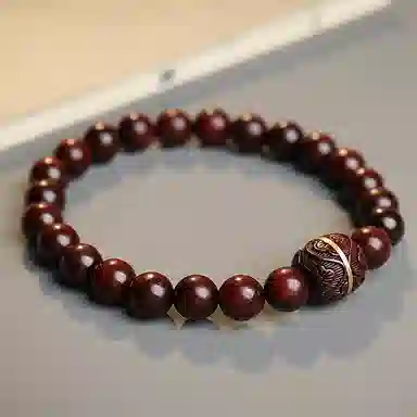 木盛缘 高油高密圆珠单圈 小叶紫檀 手串 男女同款情侣款