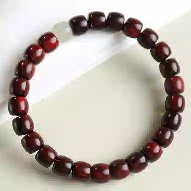 木盛缘 【紫气东来  帝王之木 】 紫檀属 手链手串高油高密转运配饰文玩好运转运 男女同款情侣款