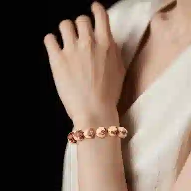 木盛缘 【招财鼠 鼠你有钱】#好运 紫金鼠 手串 男女同款情侣款