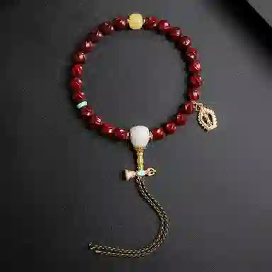 木盛缘 【精工雕琢  扭扭珠  扭转乾坤】#好运 多宝转运香味醇厚考研考公上岸 紫檀属 木作手串 男款