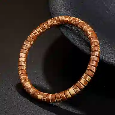 木盛缘 【暴力招财  与众不同】#好运实心药片念珠文玩 紫金鼠 手串 男女同款情侣款