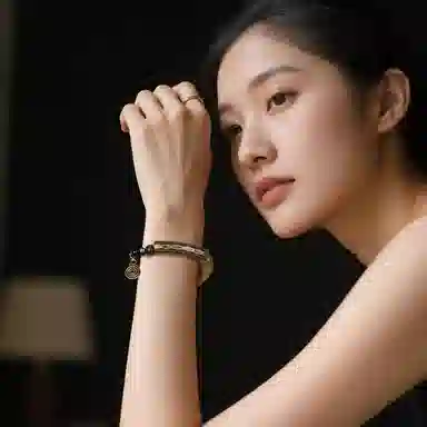 木盛缘 【能量汇聚循环新生】新中式国潮个性转运招财神秘助力财源滚滚单圈文玩好运 绿檀 手串 男女同款情侣款