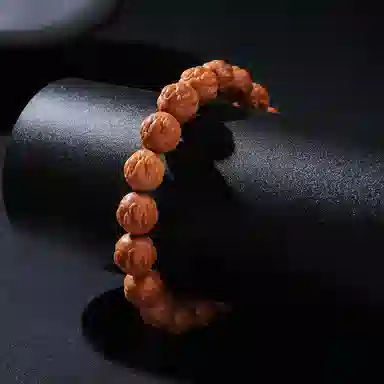 木盛缘 雕刻正圆佛珠#好运 猴头核桃 手串 男女同款情侣款