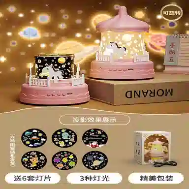 安可托 梦幻卧室顶板投影仪 满天星发光夜灯 星空投影 早教益智玩具