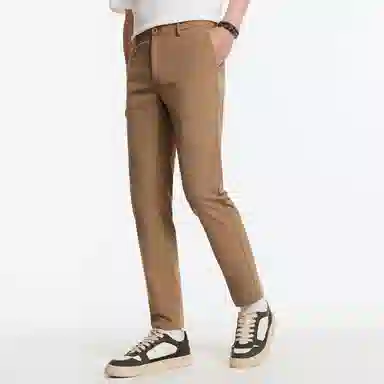 九牧王男裤专家 微弹商务休闲标准直筒西装裤 男款