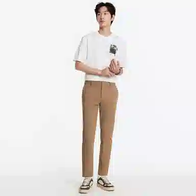 九牧王男裤专家 微弹商务休闲标准直筒西装裤 男款