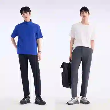 九牧王男裤专家 百搭运动潮流个性时尚经典速干休闲裤 男款