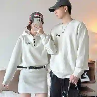 涂诗菲 时尚舒适通勤情侣套装