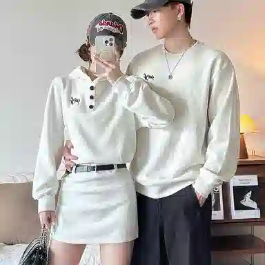 涂诗菲 时尚舒适通勤情侣套装