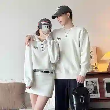 涂诗菲 时尚舒适通勤情侣套装