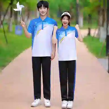 涂诗菲 中国风休闲外套学生班服运动会男女同款情侣套装