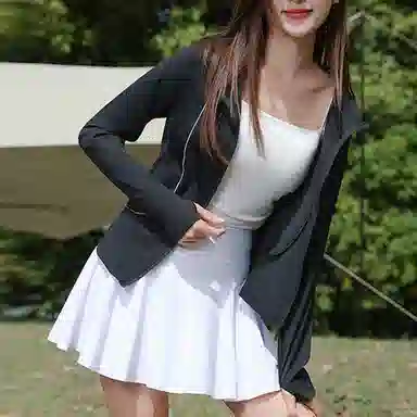 涂诗菲 修身休闲百搭截短外套 女款