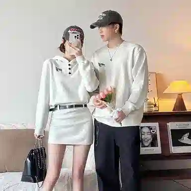 涂诗菲 时尚舒适通勤情侣套装