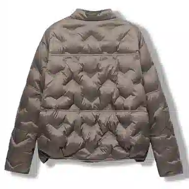 雅鹿 韩版简约立领棉服 女款