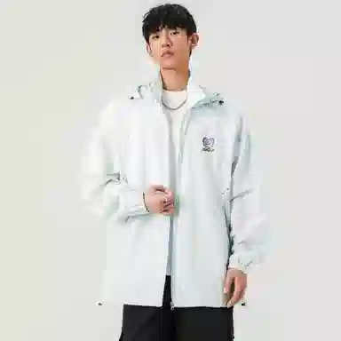 王者荣耀 梦奇款 山系户外凉感吸湿排汗薄款可爱印花运动训练跑步皮肤衣亲肤舒适开衫休闲宽松纯色连帽防晒服 男女同款