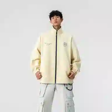 王者荣耀 瑶时之祈愿款 双面穿字母立领宽松舒适飞行员教练夹克外套 男女同款