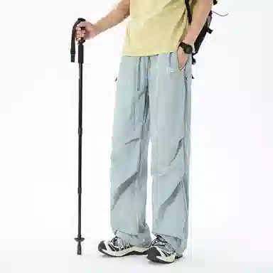 王者荣耀 美式高街反光机能伞兵户外登山通勤防水透气宽松百搭潮流时尚休闲裤 男女同款