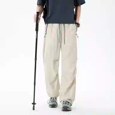 王者荣耀 美式高街反光机能伞兵户外登山通勤防水透气宽松百搭潮流时尚休闲裤 男女同款