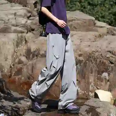 王者荣耀 美式高街宽松舒适休闲针织运动裤 男女同款
