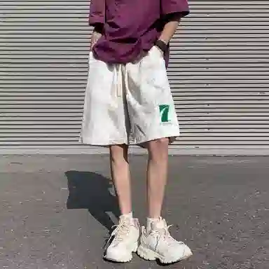 王者荣耀 美式复古扎染脏脏五分裤宽松舒适透气居家户外运动通勤青少年高颜值大码百搭时尚休闲短裤 男女同款