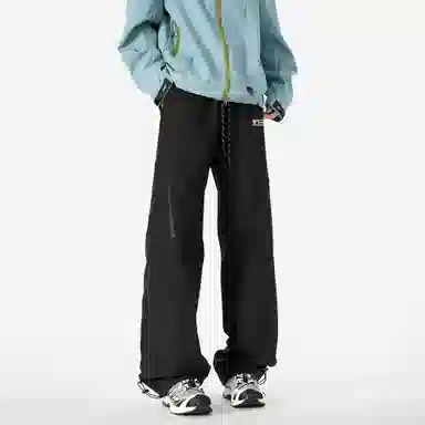 王者荣耀 美式高街反光多口袋工装裤宽松舒适户外徒步爬山运动时尚百搭休闲裤 鲁班七号款 男女同款