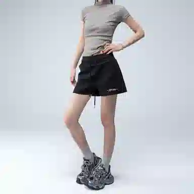 王者荣耀 美式甜辣妹拼接撞色潮流运动透气宽松舒适简约百搭三分休闲短裤 女款