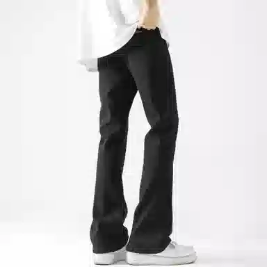 王者荣耀 美式水洗做旧自然落色舒适宽松牛仔裤 男女同款