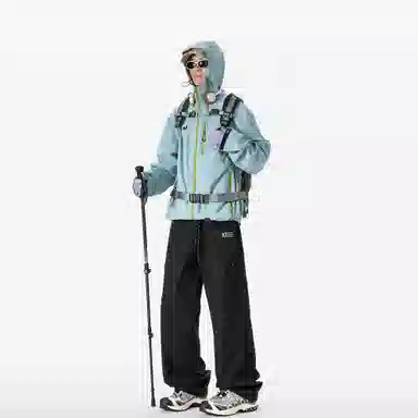 王者荣耀 美式高街反光多口袋工装裤宽松舒适户外徒步爬山运动时尚百搭休闲裤 鲁班七号款 男女同款