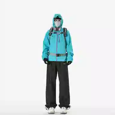 王者荣耀 美式高街反光多口袋工装裤宽松舒适户外徒步爬山运动时尚百搭休闲裤 鲁班七号款 男女同款