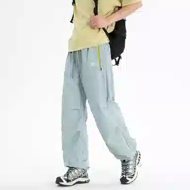 王者荣耀 美式高街反光机能伞兵户外登山通勤防水透气宽松百搭潮流时尚休闲裤 男女同款