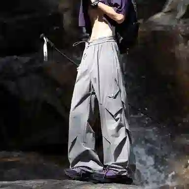 王者荣耀 美式高街宽松舒适休闲针织运动裤 男女同款