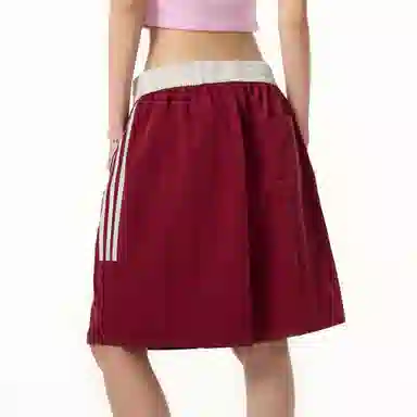 王者荣耀 美式街头复古运动潮流多色侧面撞色基础款宽松柔软亲肤穿搭系带休闲短裤 男女同款