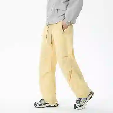 王者荣耀 美式高街反光机能伞兵户外登山通勤防水透气宽松百搭潮流时尚休闲裤 男女同款