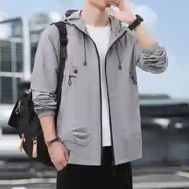 王者荣耀 户外运动露营通勤钓鱼服宽松舒适高街休闲百搭连帽 超轻透气防晒服 男女同款