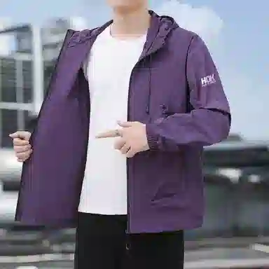 王者荣耀 户外运动露营通勤钓鱼服宽松舒适高街休闲百搭连帽 超轻透气防晒服 男女同款