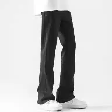 王者荣耀 美式水洗做旧自然落色舒适宽松牛仔裤 男女同款