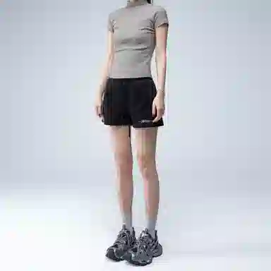 王者荣耀 美式甜辣妹拼接撞色潮流运动透气宽松舒适简约百搭三分休闲短裤 女款