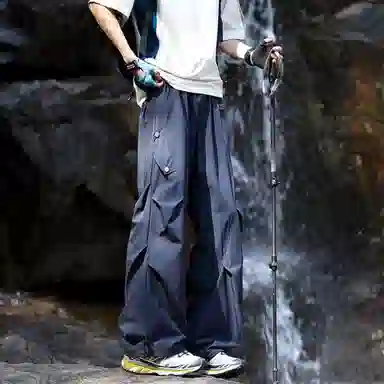 王者荣耀 美式高街宽松舒适休闲针织运动裤 男女同款