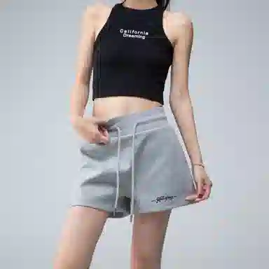 王者荣耀 美式甜辣妹拼接撞色潮流运动透气宽松舒适简约百搭三分休闲短裤 女款