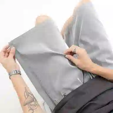 王者荣耀 裴擒虎款 美式复古简约纯色宽松舒适阔腿居家户外运动健身时尚潮流百搭五分休闲短裤 男女同款