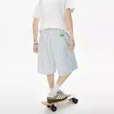 王者荣耀 美式复古格子五分裤宽松舒适透气居家户外运动休闲时尚百搭潮流篮球裤 男女同款