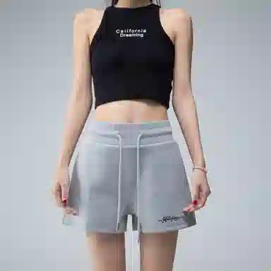 王者荣耀 美式甜辣妹拼接撞色潮流运动透气宽松舒适简约百搭三分休闲短裤 女款