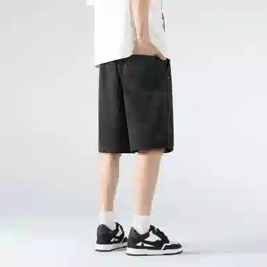 王者荣耀 标语款 美式高街脏脏闪电印花宽松百搭青少年无性别时尚潮流休闲短裤 男女同款