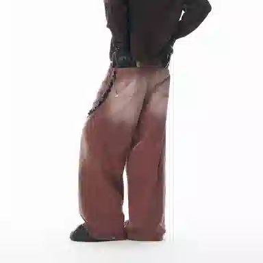 JHYQ Bordeaux Red Jeans