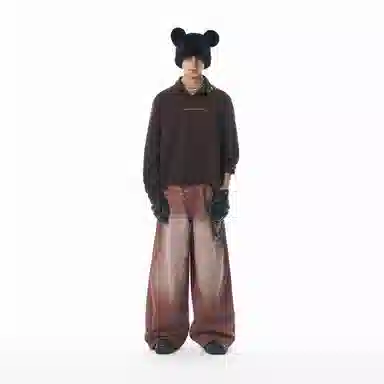 JHYQ Bordeaux Red Jeans