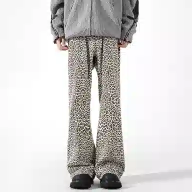 Geoffrey B. Small Leopard Print Jeans